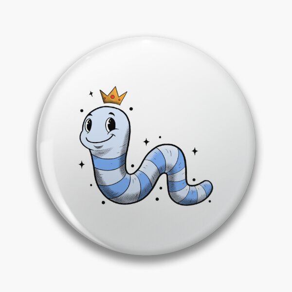Item preview, cute worm designed and sold by saacstix.