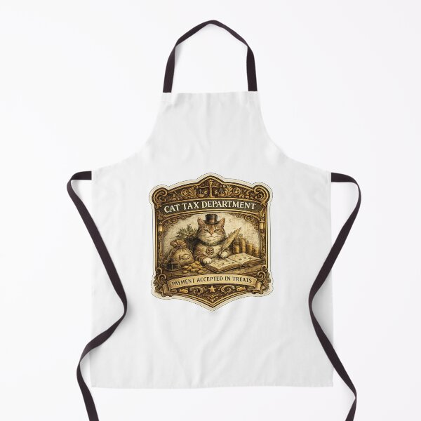 Item preview, Cat Tax Department | Payment Accepted in Treats | Funny Cat Office Humor Design designed and sold by MrDev.