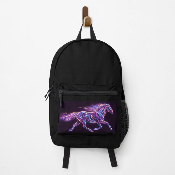 Item preview, Neon Galloping Horse Electric Pattern designed and sold by amusefullife.