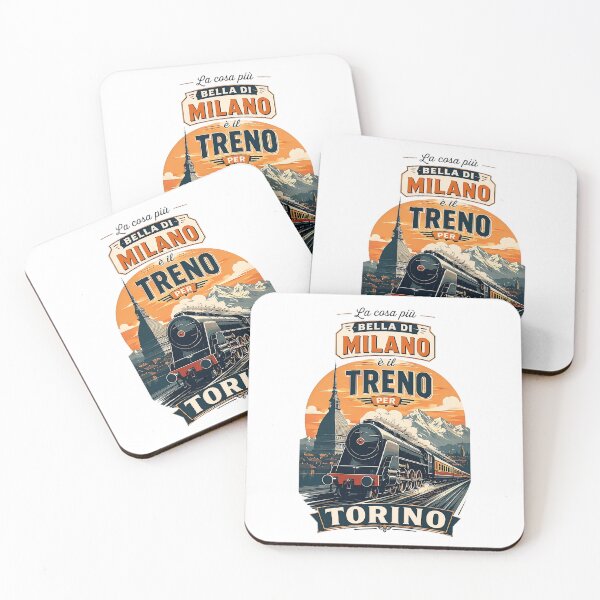 Item preview, The Best Thing About Milan Is The Train To Turin - Vintage Style designed and sold by Torinostalgia.
