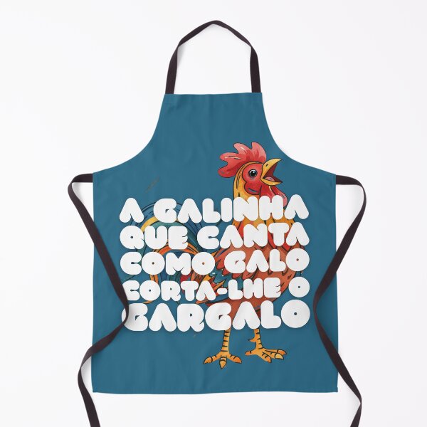Item preview, The Hen That Crows Like a Rooster Gets Its Throat Cut (Portuguese Version) designed and sold by DILMIK..