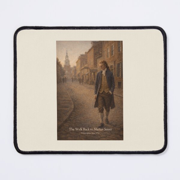 Item preview, The Walk Back to Market Street Philadelphia, June 1776 designed and sold by Novel Works Studio.