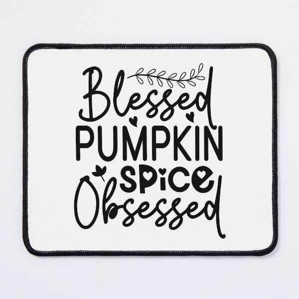 Item preview, Blessed Pumpkin Spice Obsessed - Cute Autumn Fall Season Leaves Orange Coffee Cozy Gift designed and sold by FuzionRaptor.