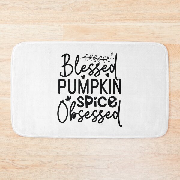 Item preview, Blessed Pumpkin Spice Obsessed - Cute Autumn Fall Season Leaves Orange Coffee Cozy Gift designed and sold by FuzionRaptor.