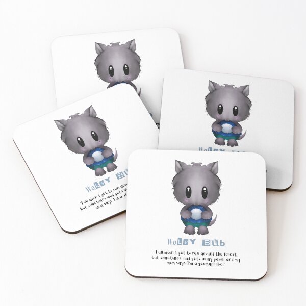 Item preview, Wolfy Bub of the Spooky Bubs | Cute Creatures | Spooky Cute Merch designed and sold by TheBromleighCove.