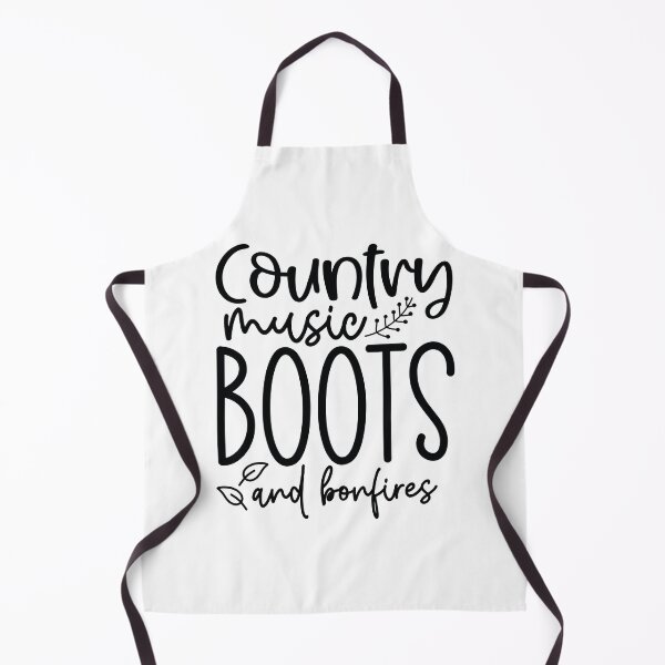 Item preview, Country Music Boots Bonfires - Cute Autumn Season Leaves Orange Pumpkin Cozy Cowboy Gift designed and sold by FuzionRaptor.