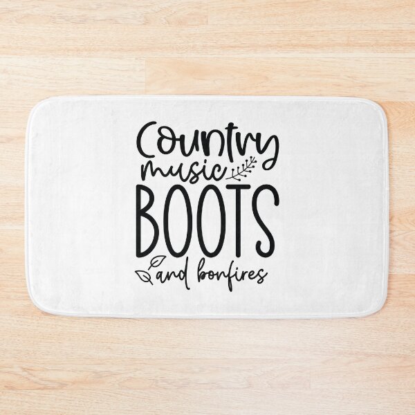 Item preview, Country Music Boots Bonfires - Cute Autumn Season Leaves Orange Pumpkin Cozy Cowboy Gift designed and sold by FuzionRaptor.