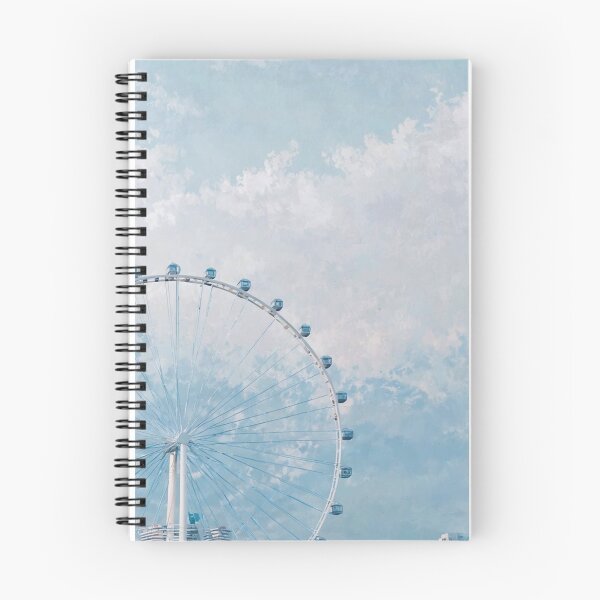 Item preview, Aesthetic blue ferris wheel designed and sold by Mangoking06.