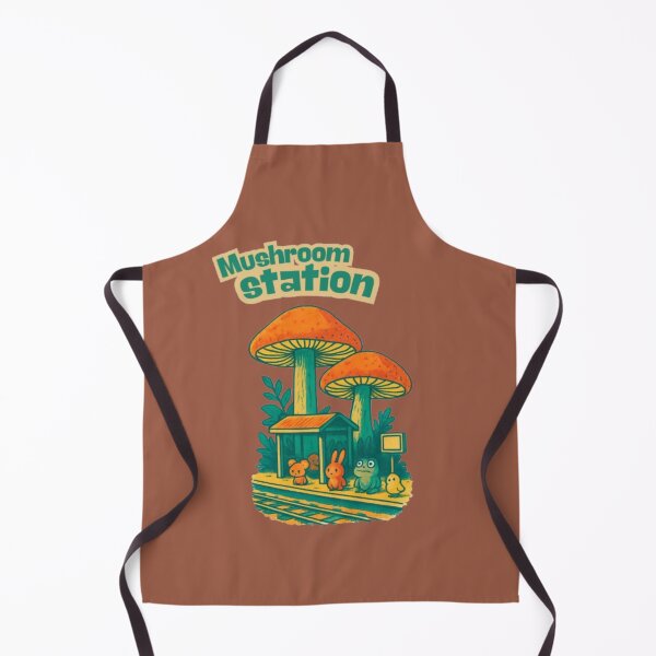 Item preview, Mushroom Station Relatable Aesthetic Forest Friends Design designed and sold by Miheerala.