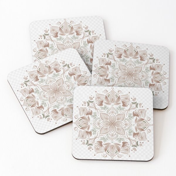 Item preview, Neutral Floral Mandala Wall Art | Minimal Boho Botanical Printable Decor designed and sold by GalleryPeak.