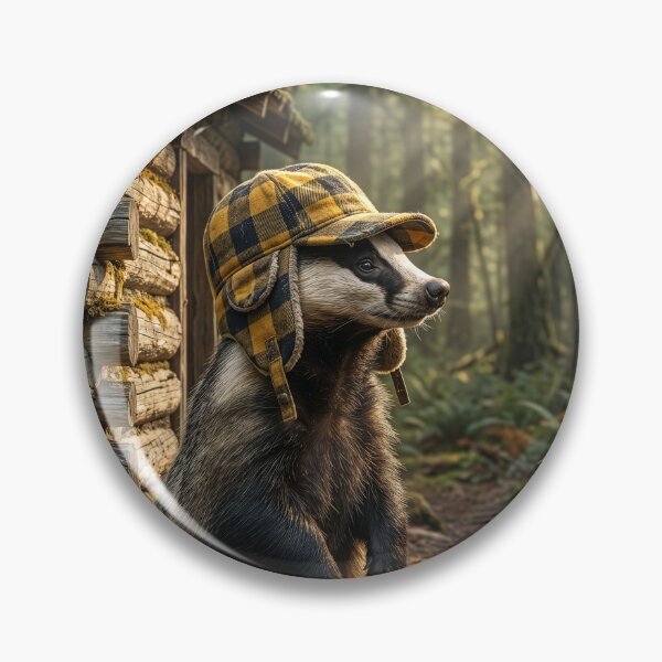 Item preview, Frontier Badger Bests Daniel Boone designed and sold by Tridentulus.