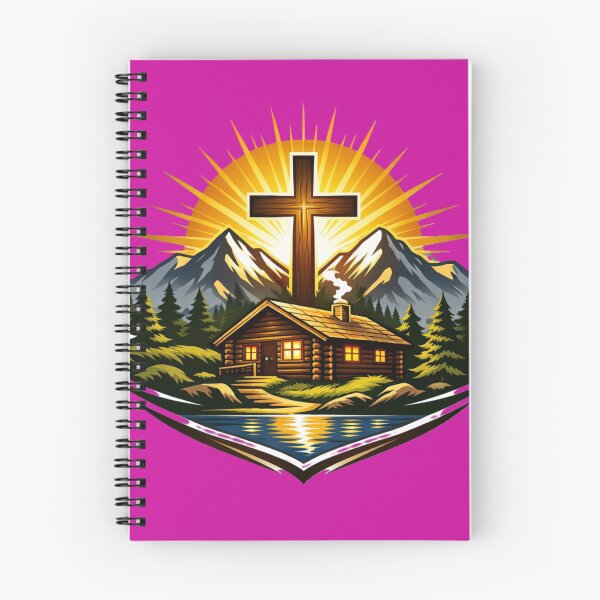 Item preview, Radiant Cross Over Mountain Cabin designed and sold by MastersDesignNk.