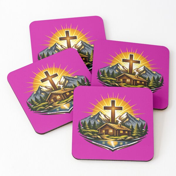 Item preview, Radiant Cross Over Mountain Cabin designed and sold by MastersDesignNk.