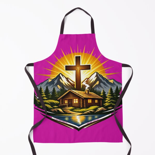 Item preview, Cabaña Radiant Cross Over Mountain designed and sold by MastersDesignNk.