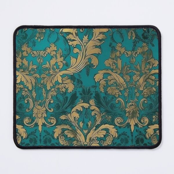 Item preview, Teal Damask Floral Pattern designed and sold by CMooreWorx.