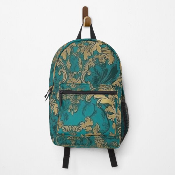 Item preview, Teal Damask Floral Pattern designed and sold by CMooreWorx.