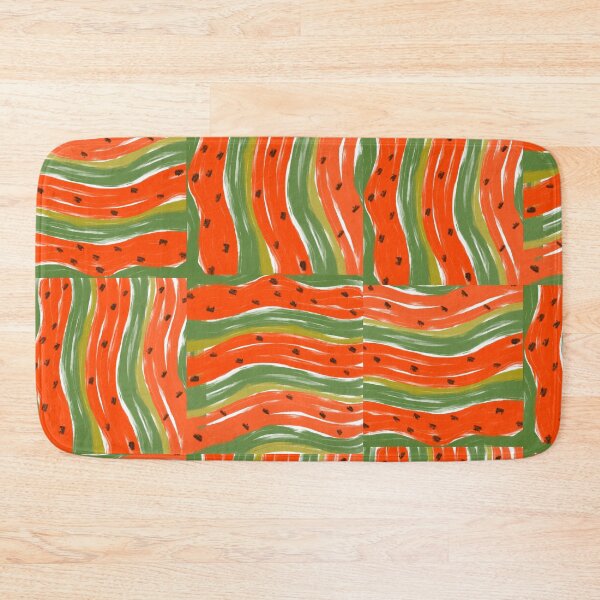 Item preview, watermelon, pattern, seamless, abstract, summer, background, stripes, fruit, texture, colorful, textile, fabric, wallpaper, wrapping paper, design. designed and sold by MartaElezart.