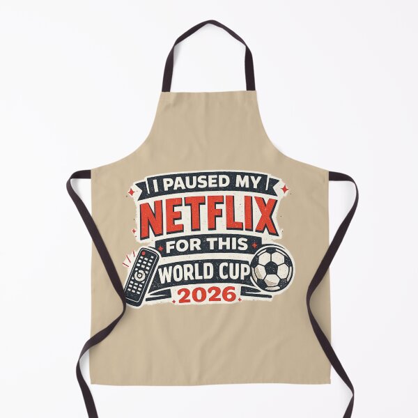 Item preview, I Paused My Netflix For This World Cup 2026 Funny Soccer Fan T-Shirt designed and sold by ArthUpscale.
