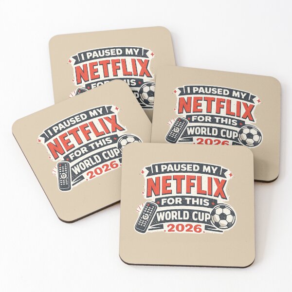 Item preview, I Paused My Netflix For This World Cup 2026 Funny Soccer Fan T-Shirt designed and sold by ArthUpscale.