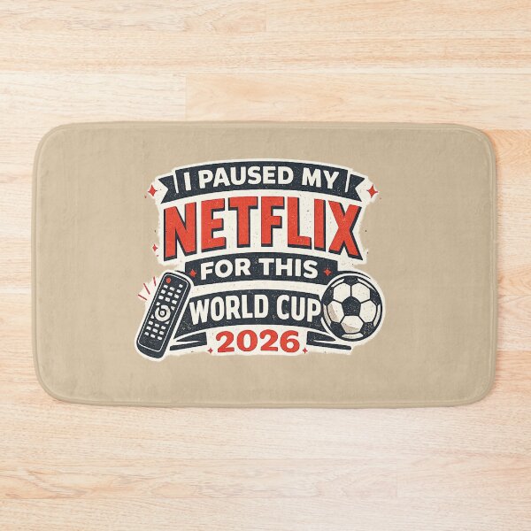 Artikelvorschau, Ich habe mein Netflix für dieses lustige Fußballfan-T-Shirt zur WM 2026 pausiert. entworfen und verkauft von ArthUpscale.