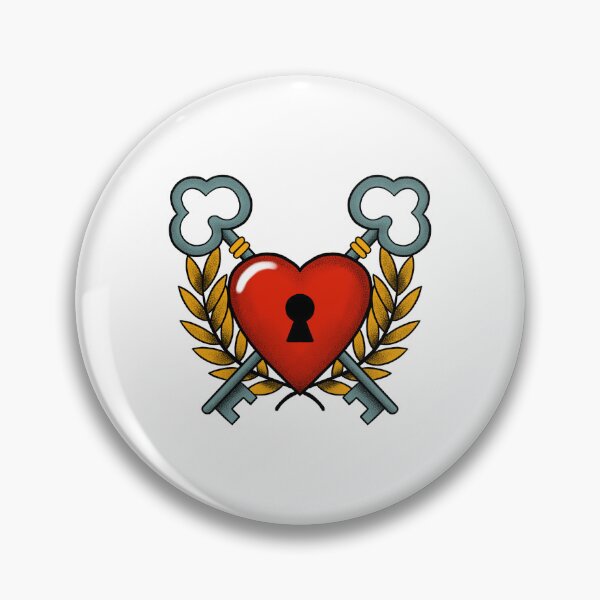 Item preview, heart and keys designed and sold by saacstix.