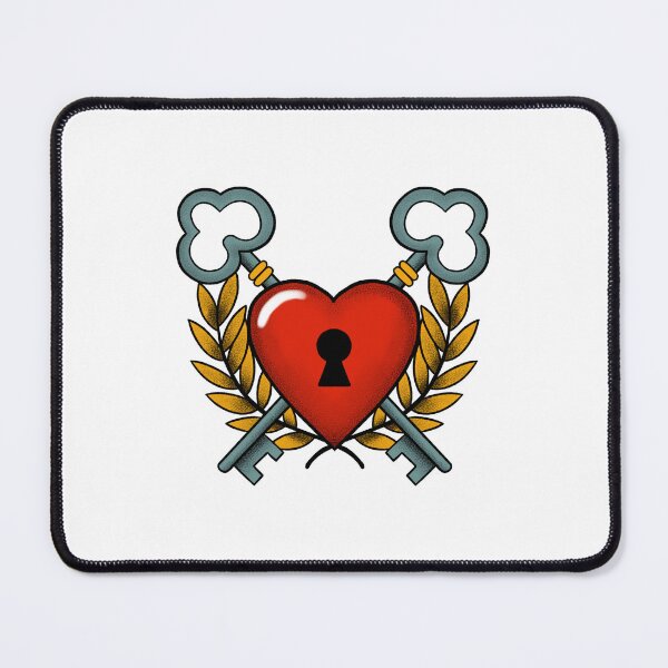 Item preview, heart and keys designed and sold by saacstix.