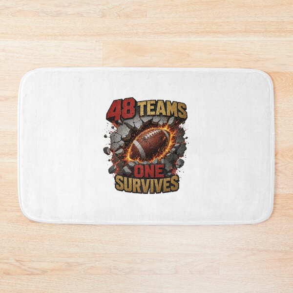 Item preview, 48 Teams. One Survives. — FIFA World Cup 2026 Football T-Shirt designed and sold by The96Minutes.