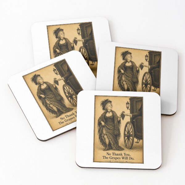 Item preview, Crone Cards - No Thank You. The Grapes Will Do. designed and sold by Kay Mhor Studio.