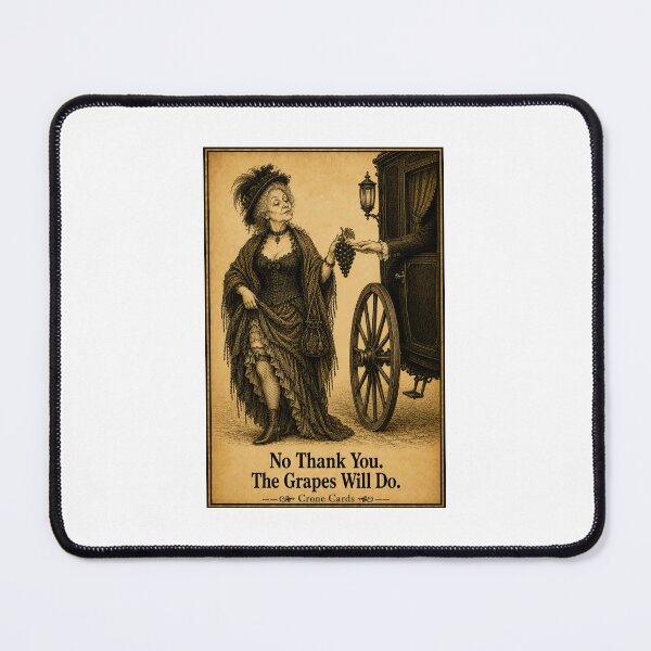 Item preview, Crone Cards - No Thank You. The Grapes Will Do. designed and sold by Kay Mhor Studio.