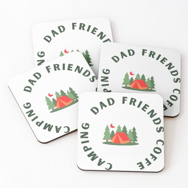 Item preview, Dad Friends Coffee & Camper – Funny Camping Coffee Lover Gift for Dads designed and sold by gluxdesing.