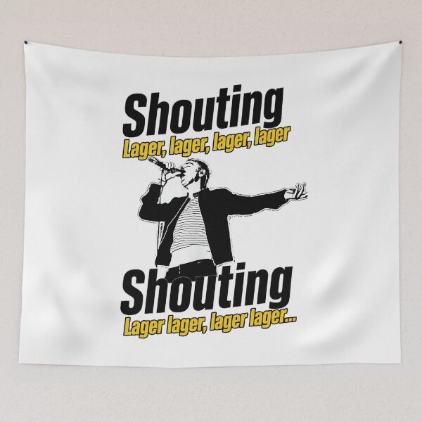 Item preview, Underworld Born Slippy "Shouting Lager" designed and sold by MadcapPrints.