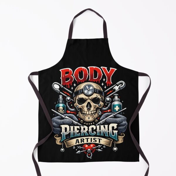 Item preview, Body Piercing Artist - Skull Tattoo Style Alternative Body designed and sold by SidTastic .