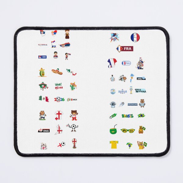 Item preview, International Football Team Sticker Set designed and sold by KAWAII STUDIO NB.