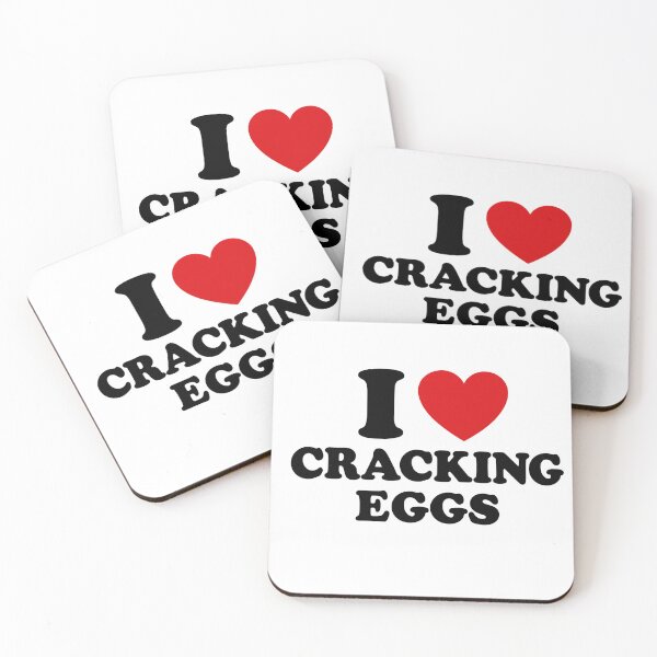 Item preview, I Love Cracking Eggs I Heart Cracking Eggs designed and sold by Methahshop.