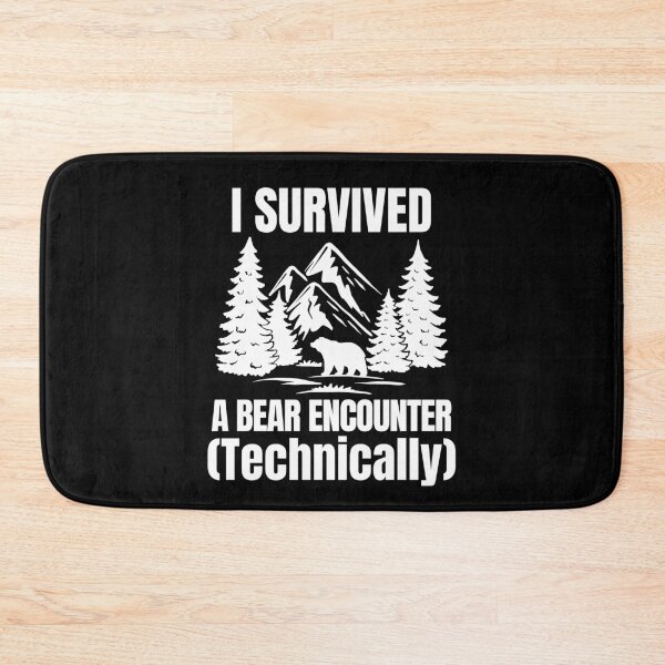 Item preview, I Survived A Bear Encounter (Technically) Funny Camping Adventure designed and sold by UnderLip.