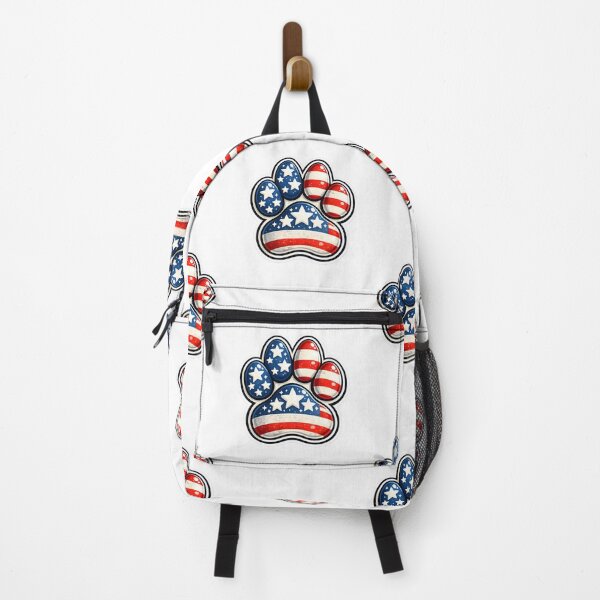 Item preview, Stars, Stripes & Pawprints – Patriotic Dog Paw USA 4th of July designed and sold by Bettybee00.