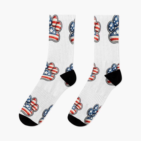 Item preview, Stars, Stripes & Pawprints – Patriotic Dog Paw USA 4th of July  designed and sold by Bettybee00.
