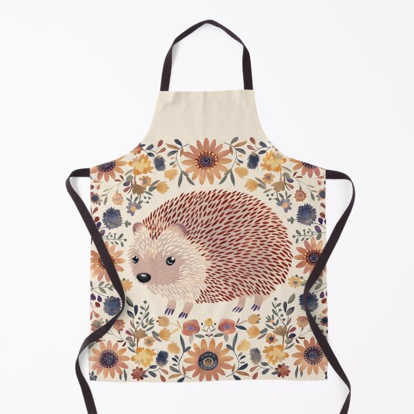Item preview, Scandinavian Folk Art, Floral Hedgehog designed and sold by xiao xuans.