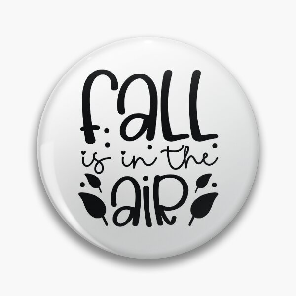 Item preview, Fall Is In The Air - Cute Autumn Season Leaves Orange Pumpkin Cozy Warm Nature Aesthetic Gift designed and sold by FuzionRaptor.