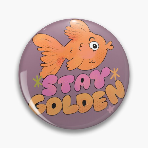 Item preview, Stay Golden Goldfish designed and sold by yellowflowerhut.