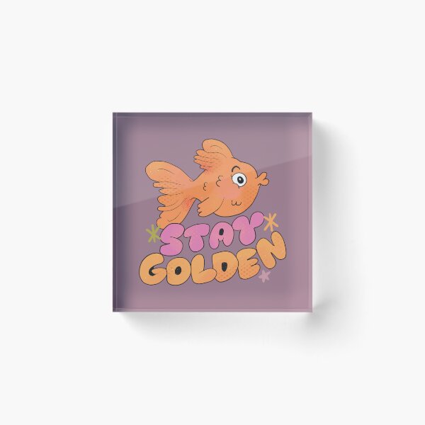 Item preview, Stay Golden Goldfish designed and sold by yellowflowerhut.