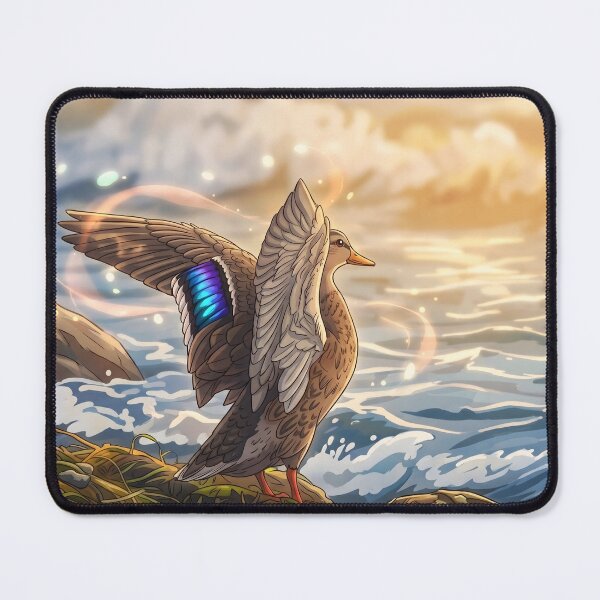 Item preview, Majestic Anime Mallard Duck at Sunrise designed and sold by henkephotoart.