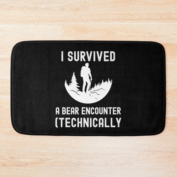 Item preview, I Survived A Bear Encounter (Technically) Funny Camping Adventure designed and sold by UnderLip.