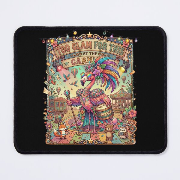 Item preview, Funny Flamingo Carnival Queen Tropical Festival Animal Lover Gift designed and sold by Im-Ara.