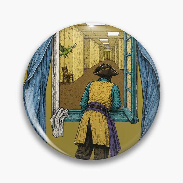 Item preview, Captain Clark Backrooms Window designed and sold by simdragonart.