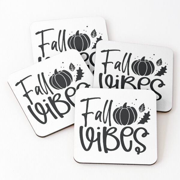 Item preview, Fall Vibes - Cute Autumn Season Leaves Orange Pumpkin Cozy Warm Coffee Nature Aesthetic Gift designed and sold by FuzionRaptor.