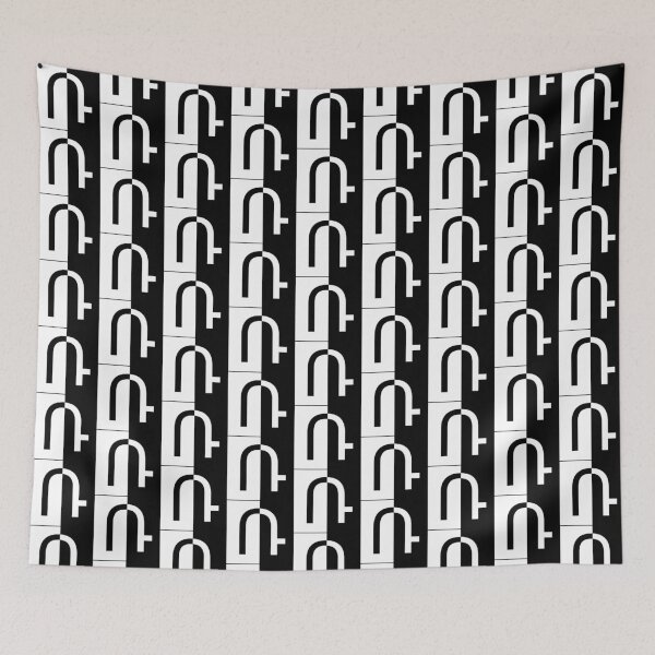 Item preview, Armenian letter R black and white  designed and sold by Salpisart.