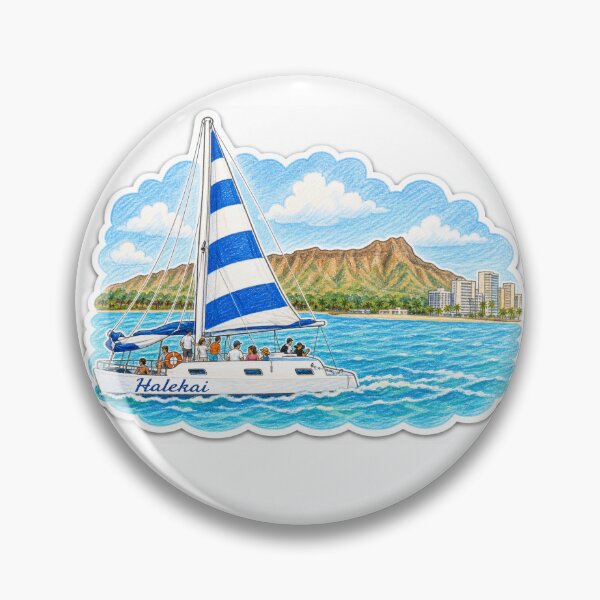 Item preview, Boat in front of Diamond Head, Oahu Hawaii Color designed and sold by Justtryjng.
