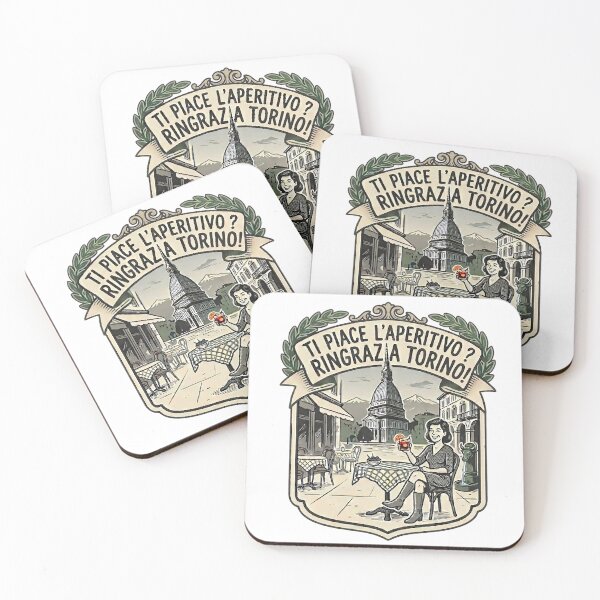 Item preview, Do You Like Aperitivo? Thank Turin! - Vintage Retro Style designed and sold by Torinostalgia.