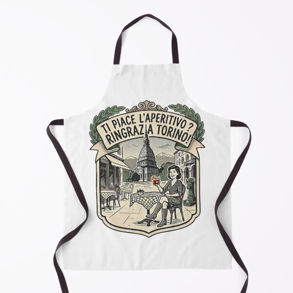 Item preview, Do You Like Aperitivo? Thank Turin! - Vintage Retro Style designed and sold by Torinostalgia.